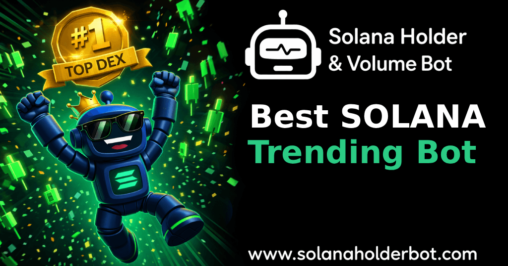 Best solana trending telegram bot for getting on the top Dex and Analytic trending lists in 2026