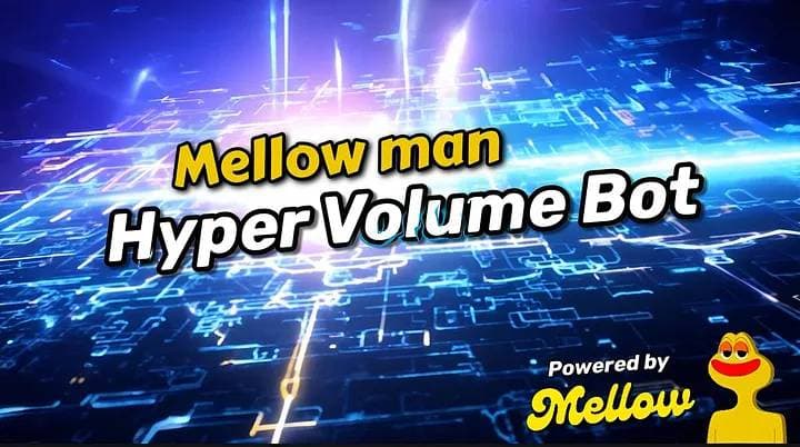 Mellow Man Hyper Volume Bot dashboard for boosting Solana trading volume in 2025