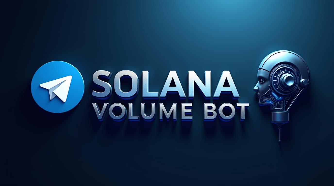 Solana Volume Bot dashboard for boosting trading volume in 2025